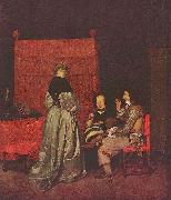 Paternal Admonition Gerard Ter Borch